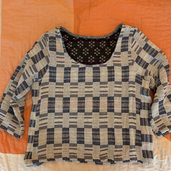 Ace & Jig Tops - Ace & Jig Kente top